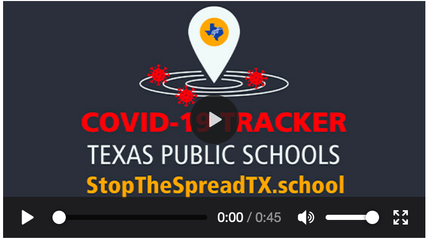 COVID-19 Tracker for Texas Public Schools, StopTheSpreadTX.School