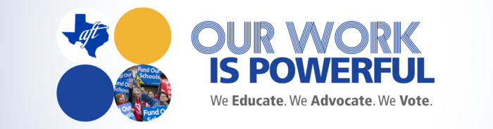 Our Work Is Powerful. We educate. We advocate. We vote.