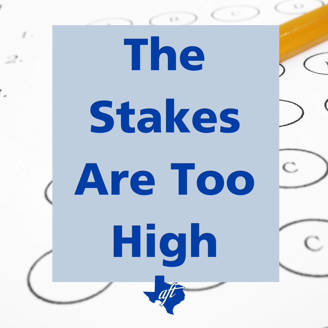 Text says, "The Stakes Are Too High"