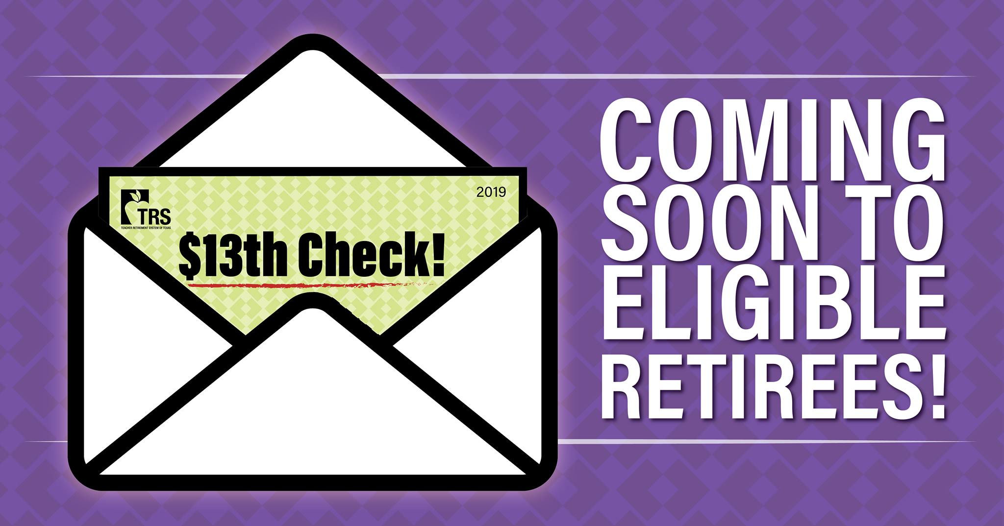 Texas AFT TRS members set to receive 13th check January 14 ‣ Texas AFT